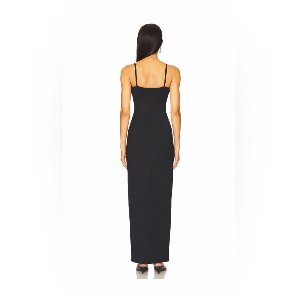 SKIMS Smooth layers skimpy scoop neck black dress size small - Picture 2 of 8
